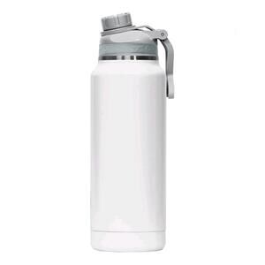 ORCA Hydra 34oz Pearl White Stainless Steel Insulated Water Bottle w/ Handle Lid